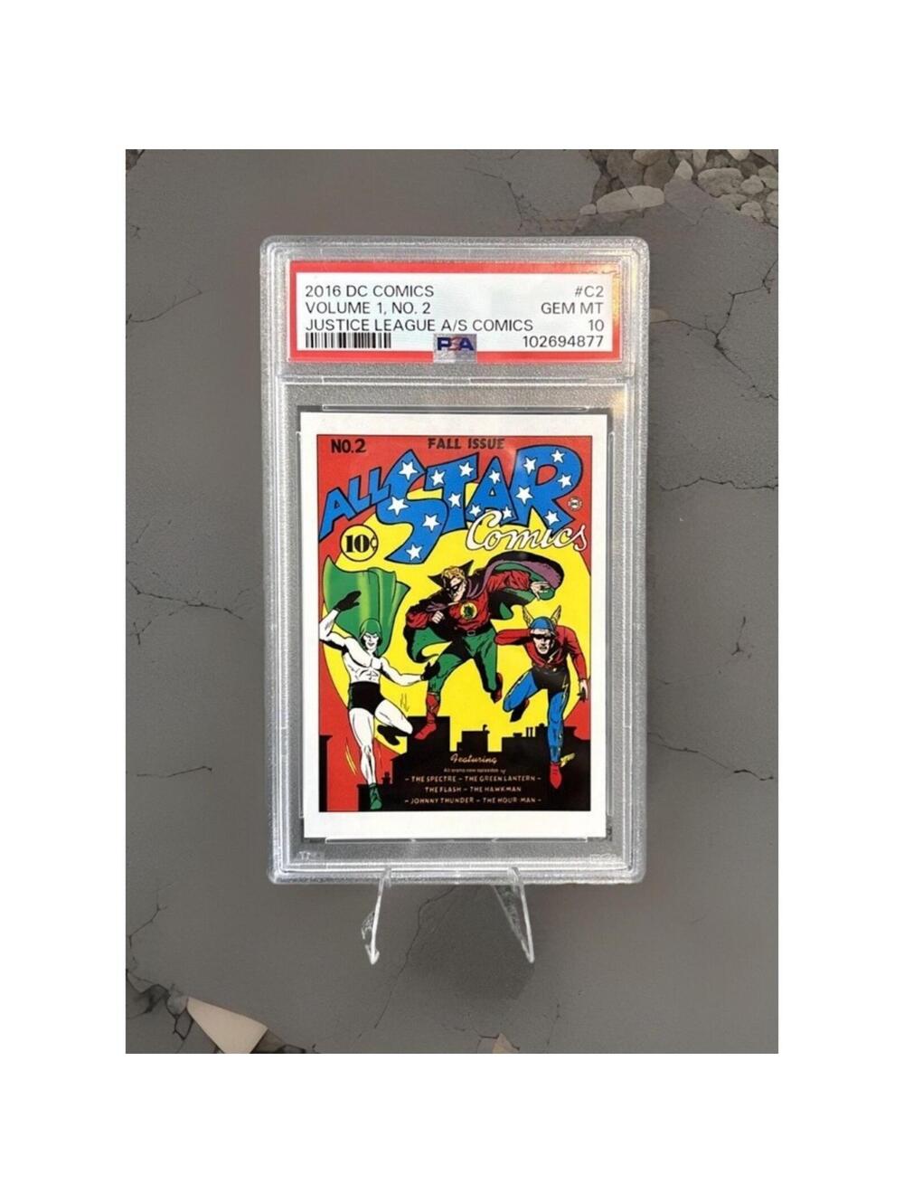 2016 DC Comics Volume 1 No 2 Justice League AS Comics C2 PSA 10